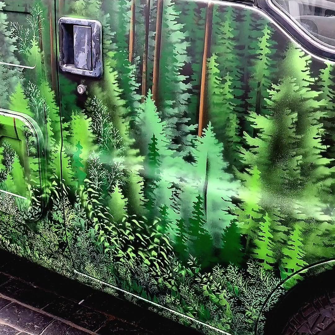 Painted vehicle — photograph 1